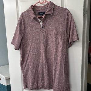 Brand- 1901, Mens polo shirt, size- Large. Color- burgundy